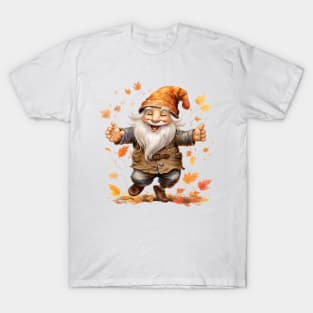 Autumn Happy Gnome #6 T-Shirt